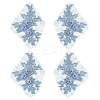 Flower Shape Polyester Embroidery Sew on Flower Appliques DIY-WH20032-60B-1