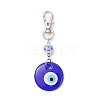 Handmade Lampwork Evil Eye Pendant Decorations HJEW-JM04143-01-2