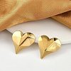 304 Stainless Steel Stud Earrings For Women LS-EJEW-B113-01G-03-1