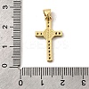Brass Micro Pave Cubic Zirconia Pendants KK-I360-012G-01-3