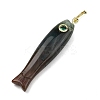 Natural Indian Agate Carved Pendants GG-CBA8D06-01G-11-2
