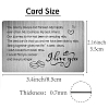 Rectangle 201 Stainless Steel Custom Blank Thermal Transfer Wallet Card DIY-WH0252-019-2