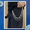 1Pc Aluminum & Alloy Spike Rivets 3 Layer Trousers Chains AJEW-SC0031-17-5