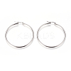 Tarnish Resistant 201 Stainless Steel Hoop Earrings EJEW-I232-02C-P-1
