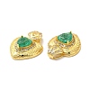 Rack Plating Brass & Rhinestone Pendants KK-H438-07G-03-3