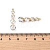 Brass Micro Pave Cubic Zirconia Pendants KK-F901-01B-G-3