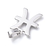 Non-Tarnish 304 Stainless Steel Pendants STAS-L210-06B-P-2
