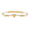 Brass Beads Stretch Bracelets for Women CW0227-16-1