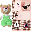 32Pcs 8 Colors ABS Plastic Safety Craft Eye DIY-BBC0002-09B-5