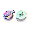 Ion Plating(IP) 304 Stainless Steel Pendants STAS-F282-07MC-2