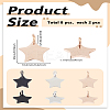 8Pcs 4 Colors 304 Stainless Steel Charms STAS-LP0003-55-2