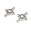 Tibetan Style Alloy Viking Knot Connector Charms LS-FIND-H053-14AS-2