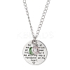 Teacher's Day Brass Cable Chains Necklaces NJEW-JN04692-2