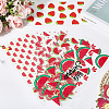 8Pcs 8 Styles PVC Plastic Waterproof Decorative Sticker Labels DIY-SP0004-93D-3