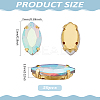 50Pcs Glass Sew on Rhinestone DIY-LP0002-53B-2