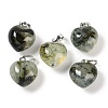 Natural Prehnite Pendants G-J386-H17-P-1