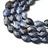 Natural Dumortierite Beads Strands G-B159-A04-4