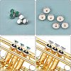 2 Set 2 Color ABS Trumpet Snap Clasps FIND-FH0003-17-2