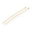 Brass Ball Head Pins KK-G331-10-0.6x50-4