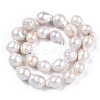 Natural Baroque Pearl Keshi Pearl Beads Strands PEAR-Q015-016-01-3