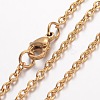 Ion Plating(IP) 304 Stainless Steel Necklace LS-MAK-G004-04G-2