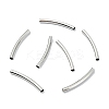 SHEGRACE Brass Curved Tube Beads XGRPCU028-259P-2