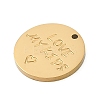 304 Stainless Steel Charms STAS-I325-133G-2