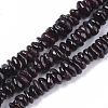 Natural Garnet Beads Strands G-S363-001-1