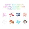 1280Pcs 8 Colors Handmade Polymer Clay Beads CLAY-YW0001-15D-2