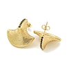 PVD Vacuum Plating 304 Stainless Steel with Rhinestone Stud Earrings for Women EJEW-G401-03G-02-1