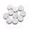 304 Stainless Steel Charms STAS-E455-02P-10mm-2