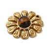 Natural Tiger Eye Flower Pendants STAS-R009-05G-05-2