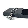 Stainless Steel Viking Knot Hammer Pendant Men's Necklaces EF3449-1