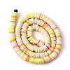 Handmade Polymer Clay Beads Strands CLAY-R089-6mm-T02B-52-7