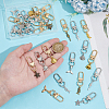 28Pcs 14 Styles Alloy Zipper Puller HJEW-OC00060-3