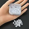Opaque White Acrylic Beads MACR-YW0002-24-3