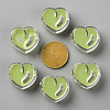 Transparent Enamel Acrylic Beads TACR-S155-004D-3