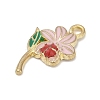 Alloy Enamel Pendants PALLOY-V003-01G-03-2