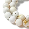 Natural Fire Crackle Agate Beads Strands G-G190-A02-01-4