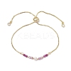 Brass Chain Bracelet BJEW-JB11700-3