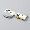 Cow Head Food Grade Silicone Beads SIL-WH0002-74B-2