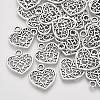 Tibetan Style Alloy Charms TIBEP-S319-005AS-RS-2