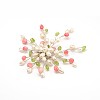 Flower Pearl Safety Brooches X-JEWB-O002-12A-1