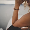 Natural Tiger Eye Braided Bead Bracelet BJEW-SW00001-11-6
