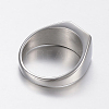 Tarnish Resistant 304 Stainless Steel Finger Rings RJEW-H125-22P-3