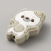 Bear Food Grade Eco-Friendly Silicone Focal Beads SIL-SZC0008-04B-2