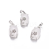 Natural Quartz Crystal Pendants G-L512-I16-1