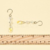 Teardrop Glass Suncatchers HJEW-FS00032-8