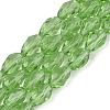 Transparent Glass Beads Strands EGLA-N013-T6mm-D13-1