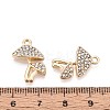Rack Plating Alloy Rhinestone Pendants PALLOY-T091-27M-G-4